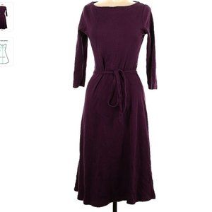 Lands End Maroon Size 6 Casual Work Dress